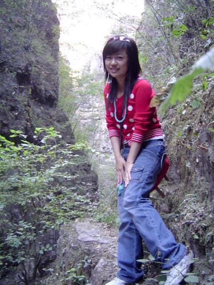 野三坡清泉山留影